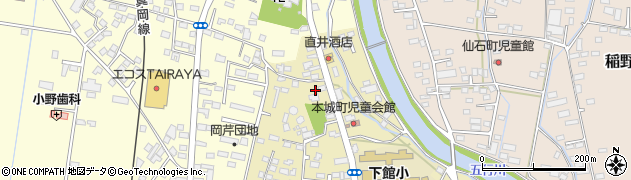 茨城県筑西市甲573周辺の地図
