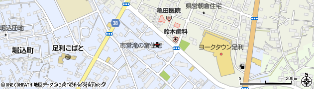 栃木県足利市堀込町2614周辺の地図