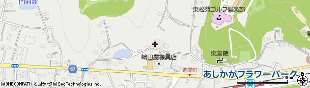栃木県足利市大久保町1119周辺の地図