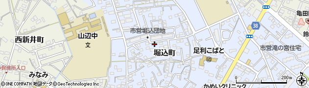 栃木県足利市堀込町2958周辺の地図