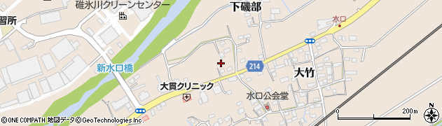 磯部停車場上野尻線周辺の地図