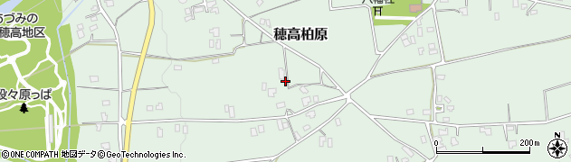 長野県安曇野市穂高柏原3705周辺の地図