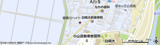 栃木県小山市大行寺988周辺の地図