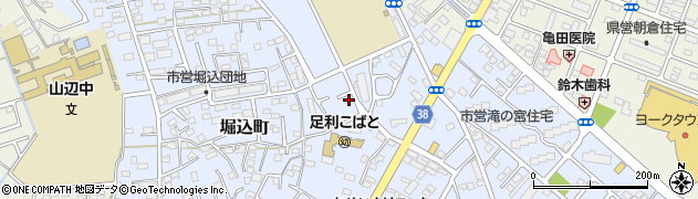 栃木県足利市堀込町2810周辺の地図