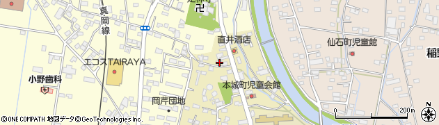 茨城県筑西市甲529周辺の地図