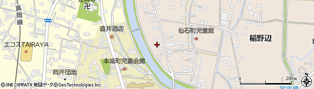 茨城県筑西市稲野辺420周辺の地図