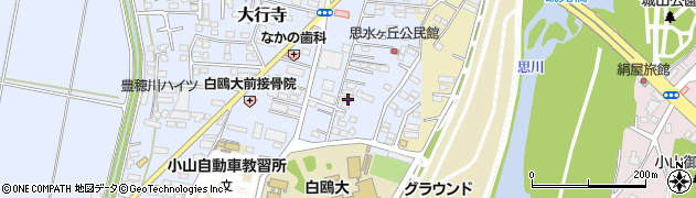栃木県小山市大行寺1112周辺の地図