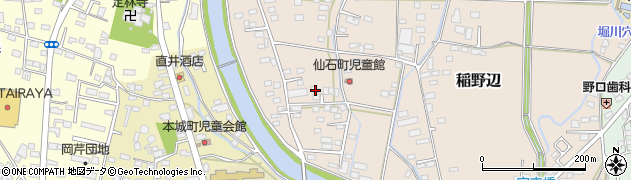 茨城県筑西市稲野辺590周辺の地図