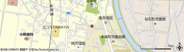 茨城県筑西市甲522周辺の地図