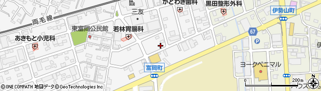 栃木県佐野市富岡町1694周辺の地図