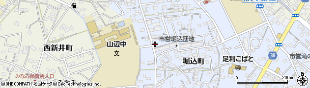栃木県足利市堀込町2948周辺の地図