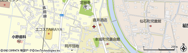 茨城県筑西市甲528周辺の地図
