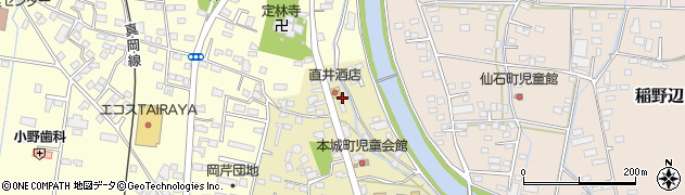 茨城県筑西市甲534周辺の地図