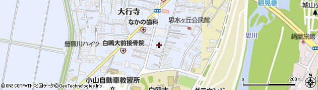 栃木県小山市大行寺1060周辺の地図