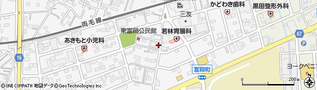 栃木県佐野市富岡町1616周辺の地図