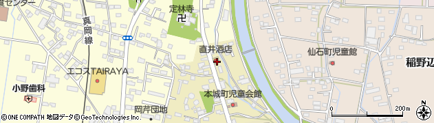 茨城県筑西市甲536周辺の地図