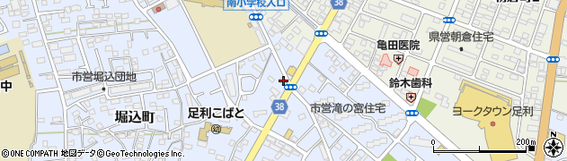 栃木県足利市堀込町2726周辺の地図