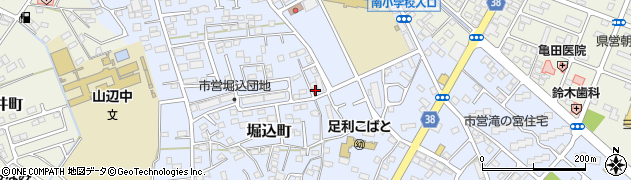 栃木県足利市堀込町2942周辺の地図