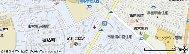 栃木県足利市堀込町2727周辺の地図