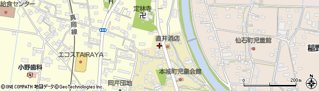 茨城県筑西市甲527周辺の地図