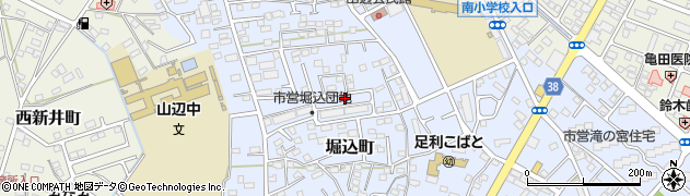 栃木県足利市堀込町2947周辺の地図