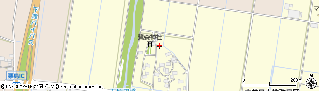茨城県筑西市石原田周辺の地図