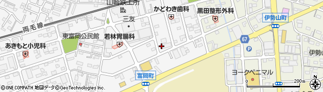 栃木県佐野市富岡町1724周辺の地図