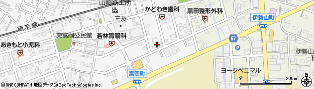 栃木県佐野市富岡町1723周辺の地図