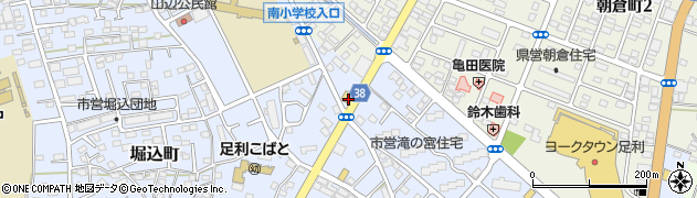 栃木県足利市堀込町2633周辺の地図