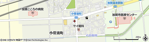 株式会社マルヰ　加賀支店周辺の地図