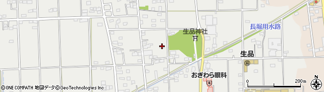 群馬県太田市新田市野井町1889周辺の地図