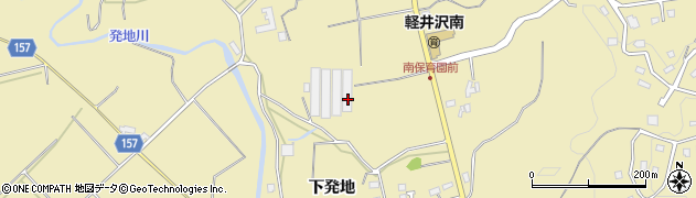 長野県北佐久郡軽井沢町発地2637周辺の地図
