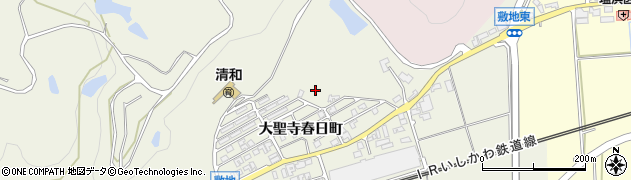 石川県加賀市大聖寺春日町周辺の地図