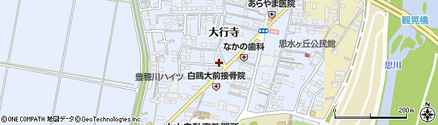 栃木県小山市大行寺995周辺の地図
