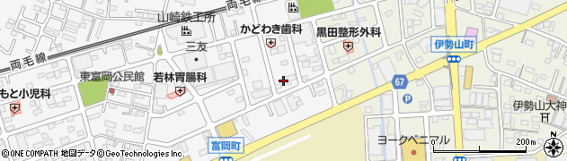 栃木県佐野市富岡町1733周辺の地図