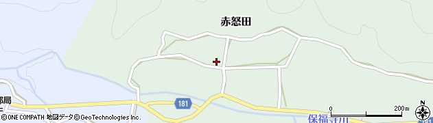 長野県松本市赤怒田719周辺の地図