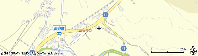 石川県小松市那谷町（ヌ）周辺の地図