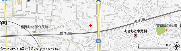 栃木県佐野市富岡町216周辺の地図
