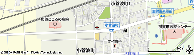 株式会社北出木材工業ロイヤルハウス加賀周辺の地図
