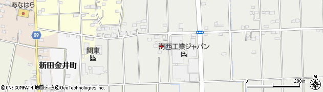 群馬県太田市新田市野井町1474-3周辺の地図