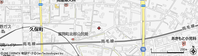 栃木県佐野市富岡町50周辺の地図