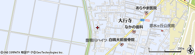 栃木県小山市大行寺928周辺の地図