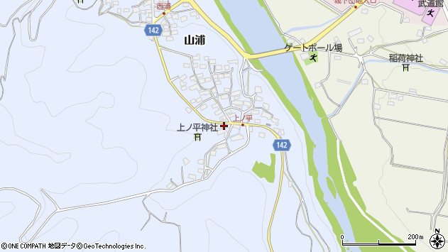 〒384-0075 長野県小諸市上ノ平の地図
