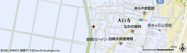 栃木県小山市大行寺927周辺の地図