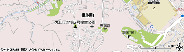 群馬県高崎市乗附町1912周辺の地図