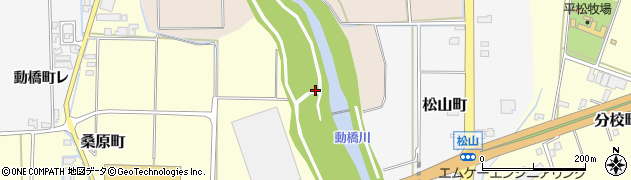 石川県加賀市桑原町（ワ）周辺の地図