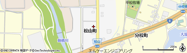 石川県加賀市松山町（イ）周辺の地図