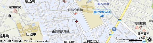 栃木県足利市堀込町2936周辺の地図