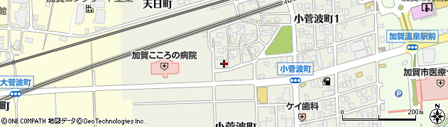 石川県加賀市小菅波町（ニ）周辺の地図