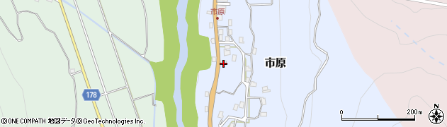 石川県白山市市原甲周辺の地図
